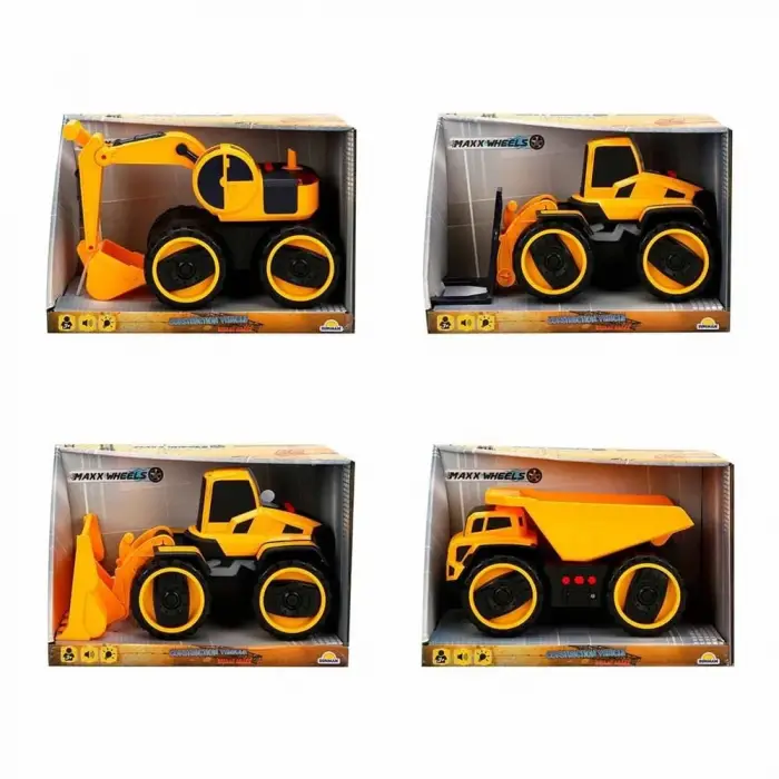 Maxx Wheels Sesli ve Işıklı İnşaat Araçları 22 cm -1 adet fiyatıdır