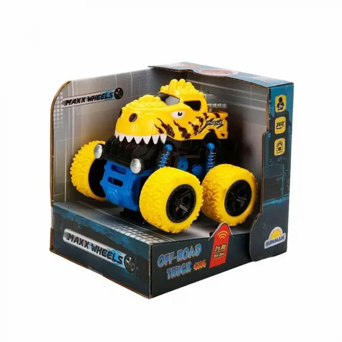 Maxx Wheels Speed Dinosaur Off Road Aracı 10 cm - 1 Adet Stokta Olan Gönderilir