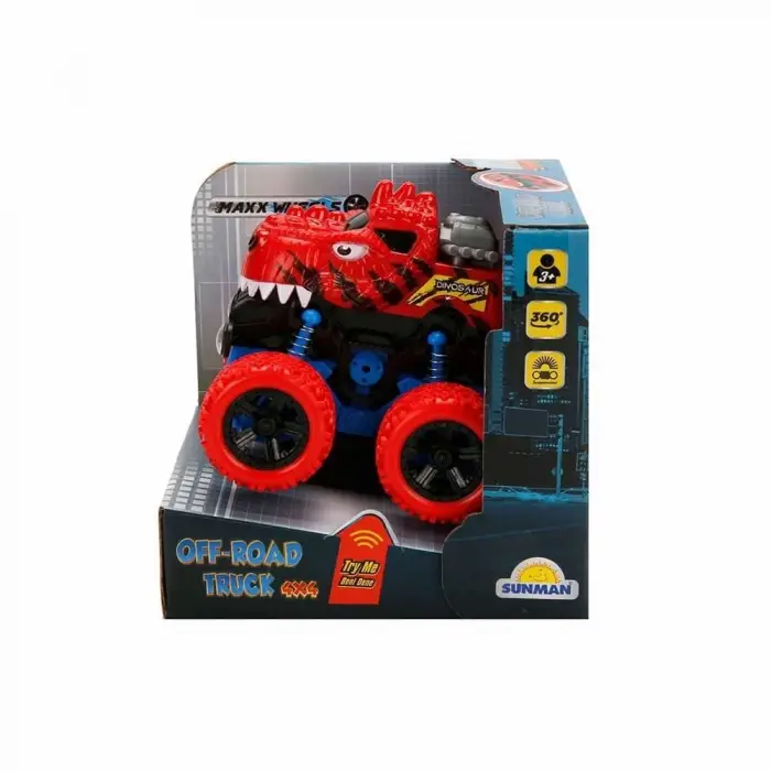Maxx Wheels Speed Dinosaur Off Road Aracı 10 cm - 1 Adet Stokta Olan Gönderilir