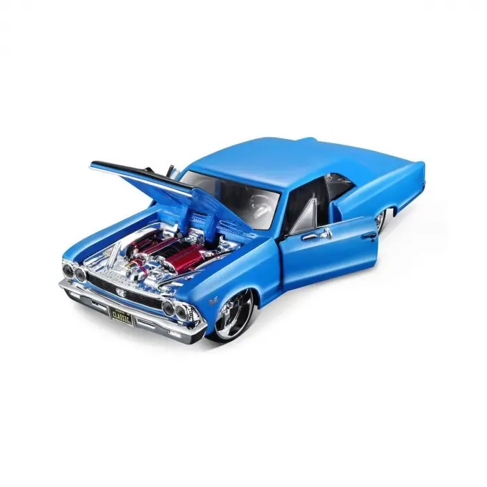 MAY 31333 1:24 1966 Chevrolet Chevelle SS 396 Model Araba