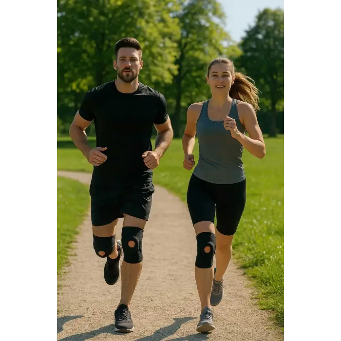 Medical Destekli Diz Korsesi Çapraz Bağ Menisküs Ağrısı Için Sporcu Dizlik, Termolu Jelli