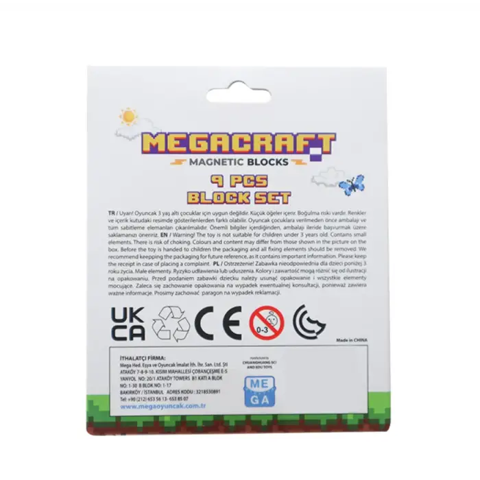 Megacraft 9 Parça Buzul Blok
