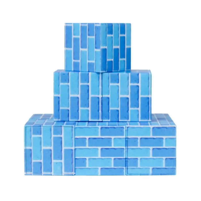 Megacraft 9 Parça Buzul Tuğla Blok