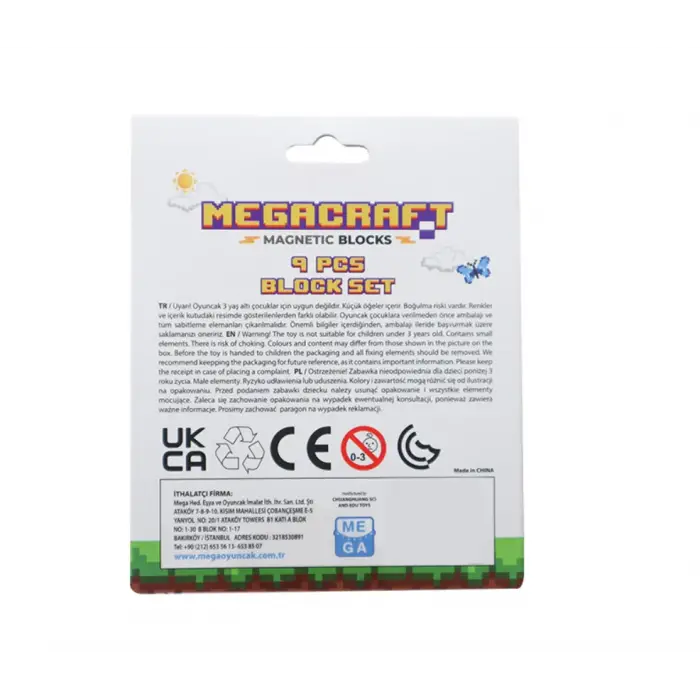 Megacraft 9 Parça Su Blok