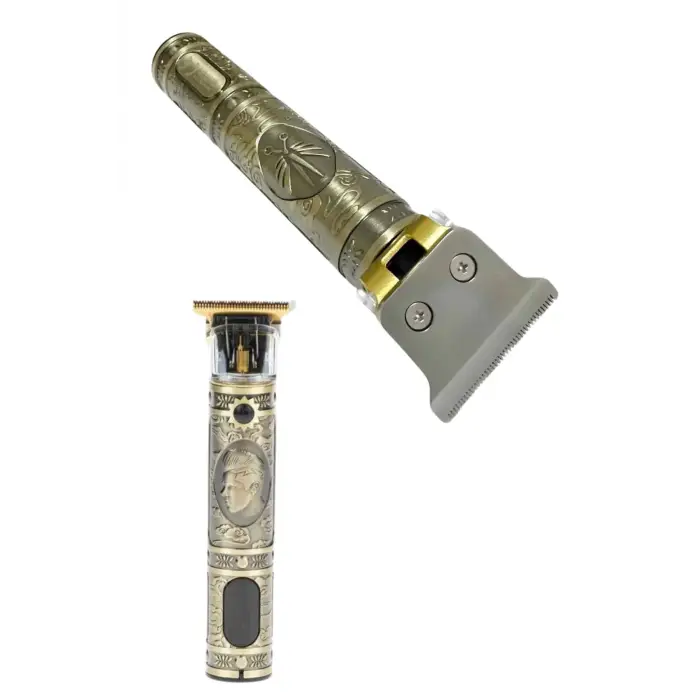 Metal Gövdeli Saç Sakal Çizim Kesme Tıraş Makinesi Kısaltma Makinesi