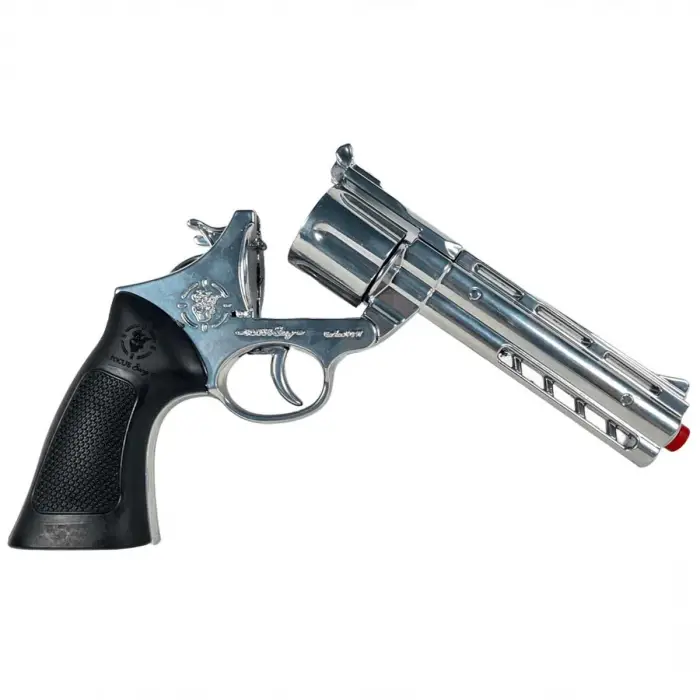 Metal Oyuncak Tabanca Krom Seri 17