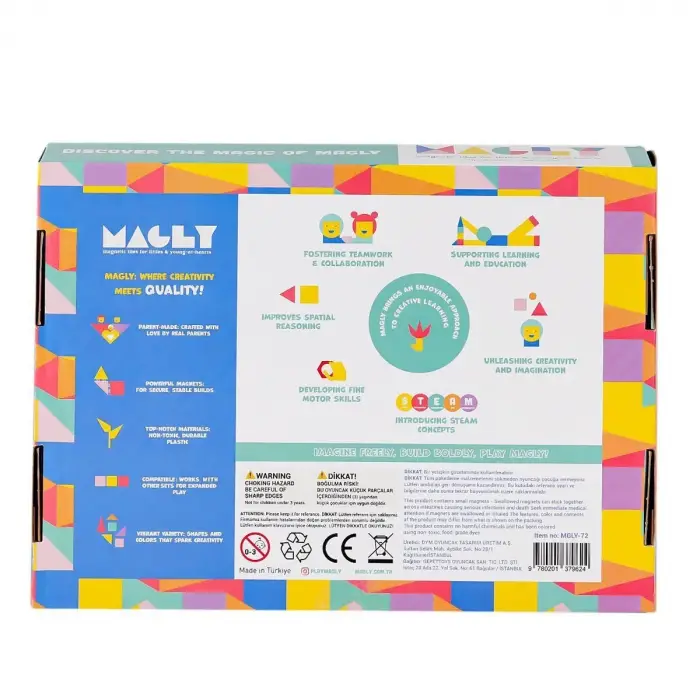 MGL-72 72 PCS MANYETİK BLOK