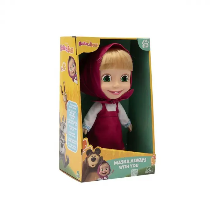 MHA41000 Maşa ve Koca Ayı - 23 cm Masha Doğum Günü Bebeği