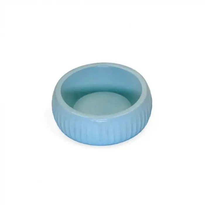 Mikopet Organik Seramik Mama Kabı Mavi