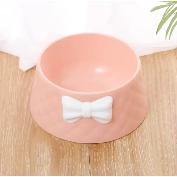 Mikopet Şık Desenli Fiyonklu Mama Kabı