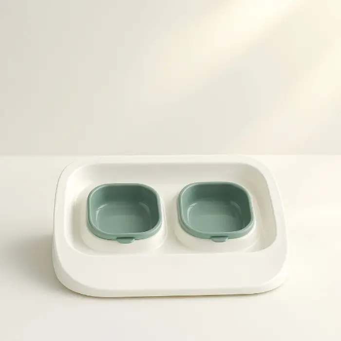 Mikopet Yeşil 2si 1 Arada Mama Ve Su Kabı