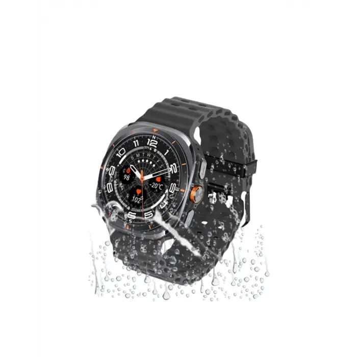 Mikrofon ve Hoparlörlü Akıllı Saat | Takvim, Titreşim, Kronometre Özellikli