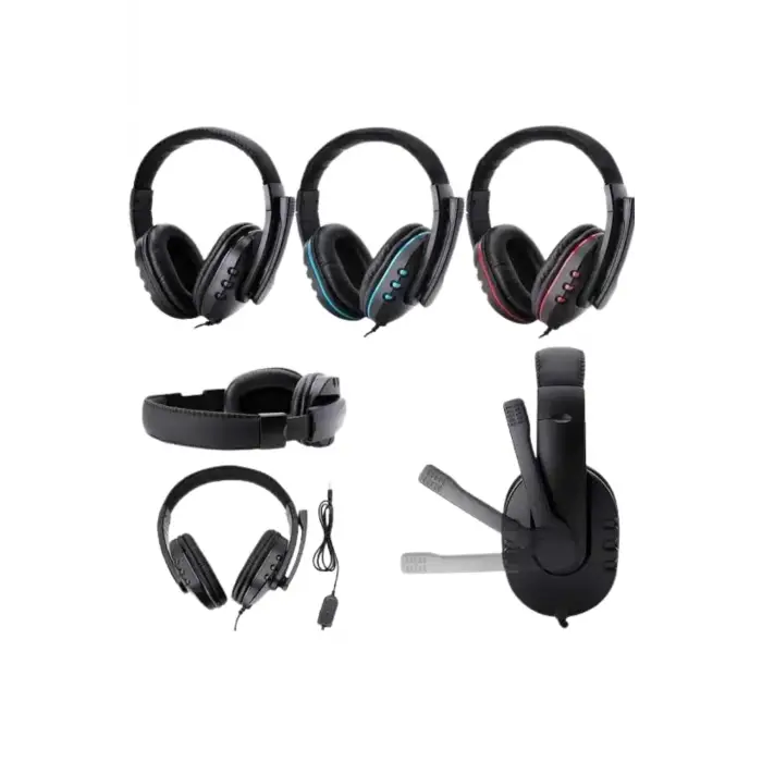 Mikrofonlu Gamer Kulaklık Oyuncu Kulaklığı Yüksek Ses Kaliteli Stereo Yumuşak Yastıklar