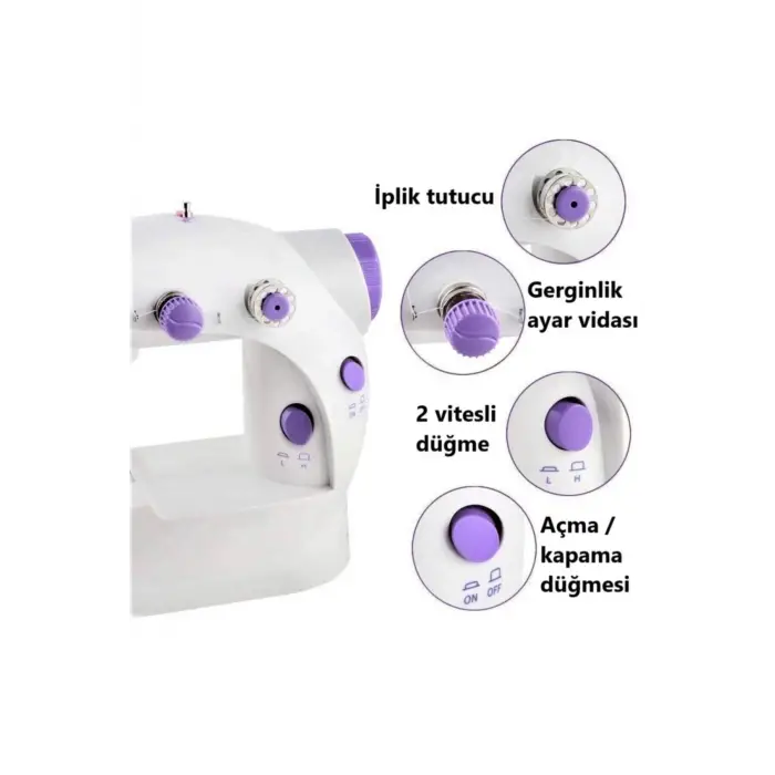 Mini Ev Dikiş Makinesi Pedallı Sewıng Machine