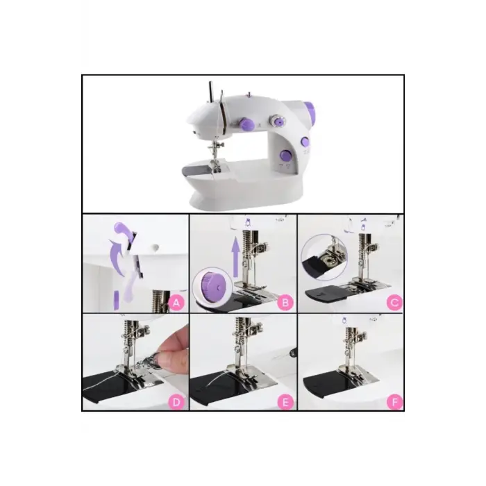 Mini Ev Dikiş Makinesi Pedallı Sewıng Machine