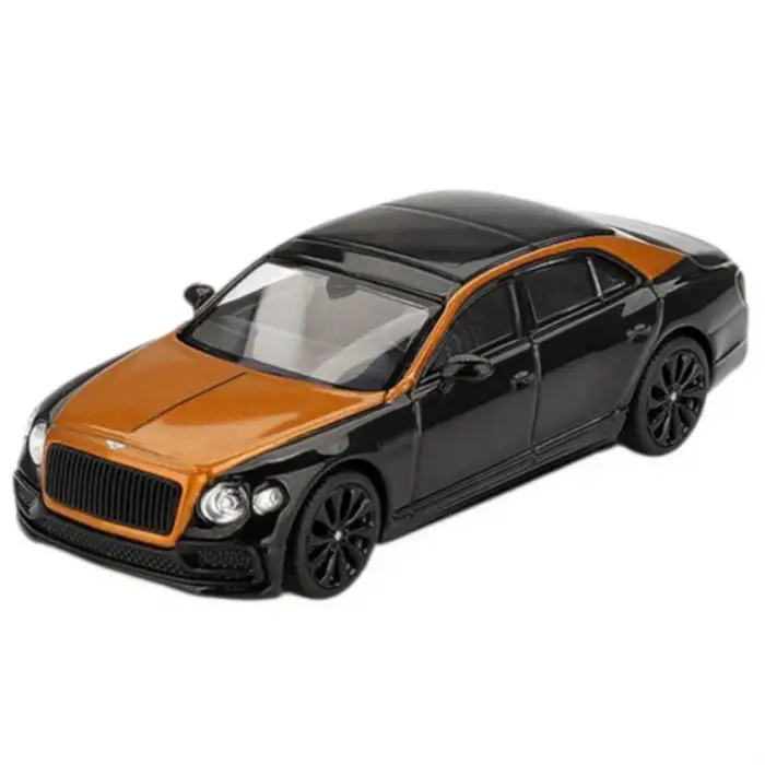 Mini GT 1/64 Bentley Flying Spur Orange Flame / Onyx