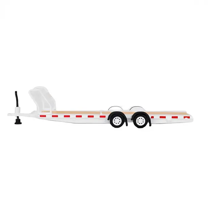 Mini GT 1/64 Car Hauler Trailer White MGTAC21