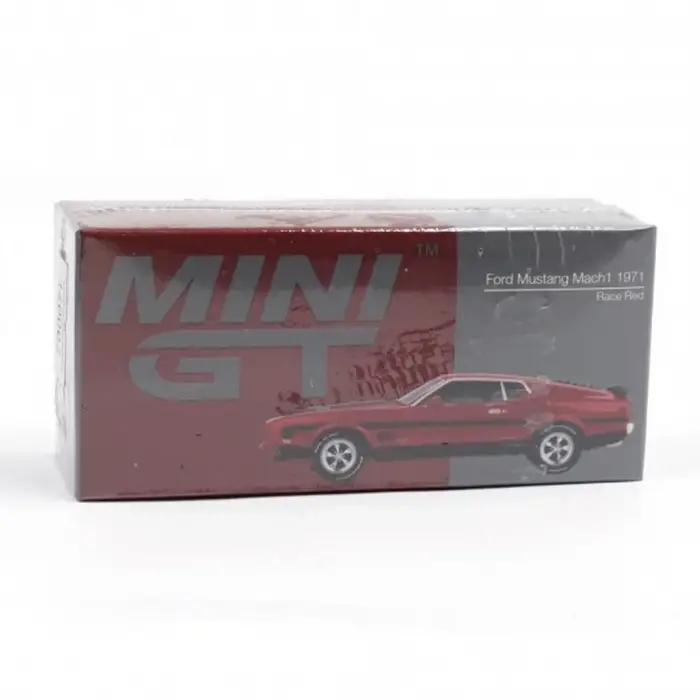 Mini GT 1/64 Ford Mustang Mach1 1971 Race Red