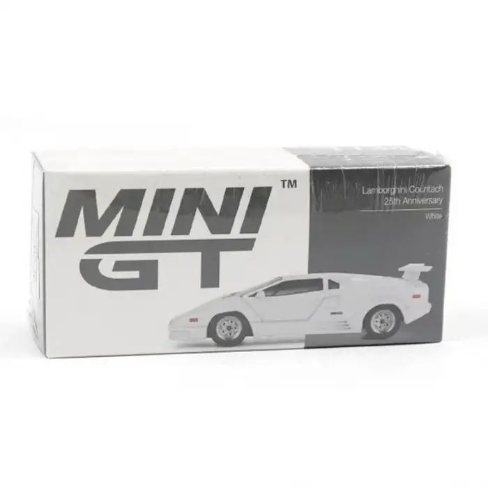 Mini GT 1/64 Lamborghini Countach 25th Anniversary White
