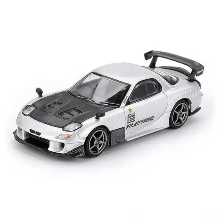 Mini GT 1/64 Mazda RX-7 RE-Amemiya Silver Metallic