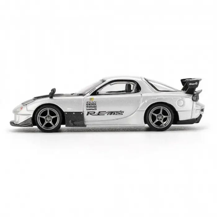 Mini GT 1/64 Mazda RX-7 RE-Amemiya Silver Metallic