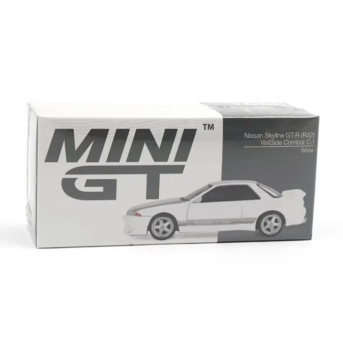 Mini GT 1/64 Nissan Skyline GT-R (R32) VeilSide Combat C-I White