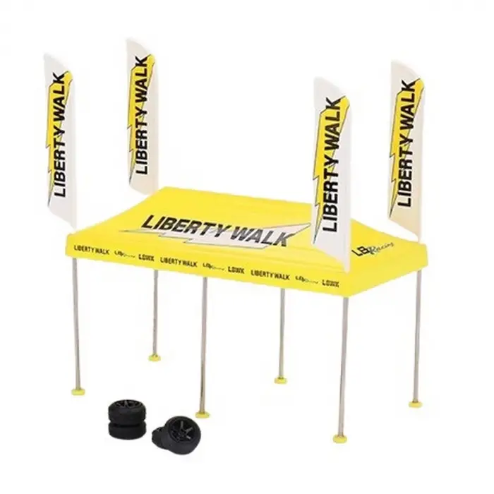 Mini GT 1/64 Paddock Service Tent Set - LB Racing