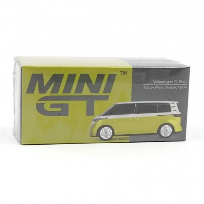 Mini GT 1/64 Volkswagen ID.Buzz Candy White / Pomelo Yellow
