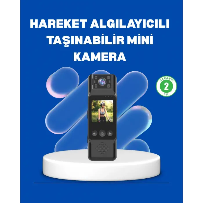 Mini Kamera 1080P Full HD Döner Lens Taşınabilir