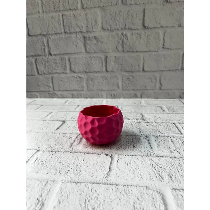 Mini Mor Dekoratif Saksı 5 cm Modern Masaüstü Bitki Saksısı