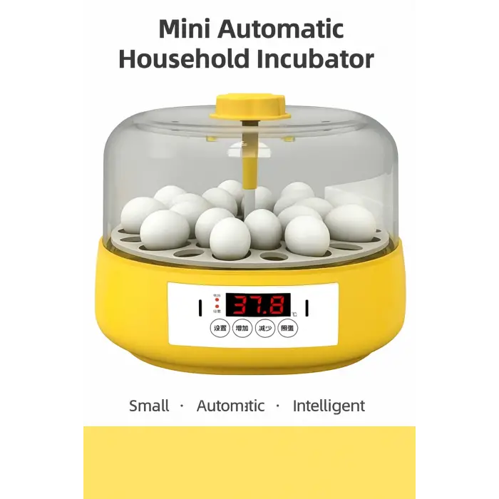 Akıllı Ev Tipi Kuluçka Makinesi Yumurta Çıkartma, Sıcaklık ve Nem Kontrollü