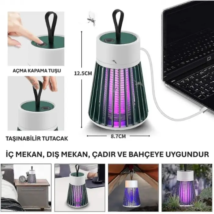 Mini Taşınabilir Sinek Öldürücü UV Lamba