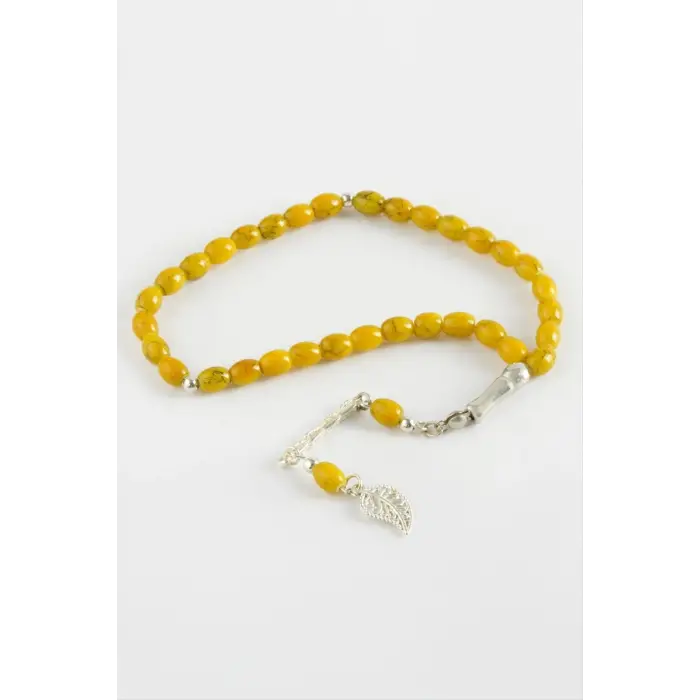 Mısır Kesim Cam Taş Tesbih 7 mm