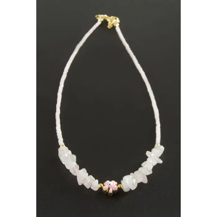 Miyoki Boncuk Küp Kristal Kolye 1 Adet