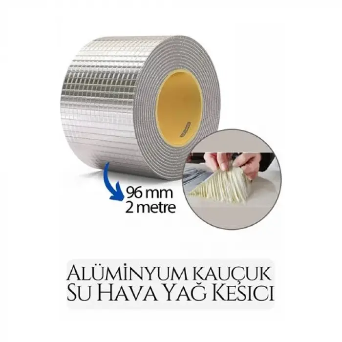 96 mm Su Hava Yağ Kesici İzolasyon Bandı 2 Metre