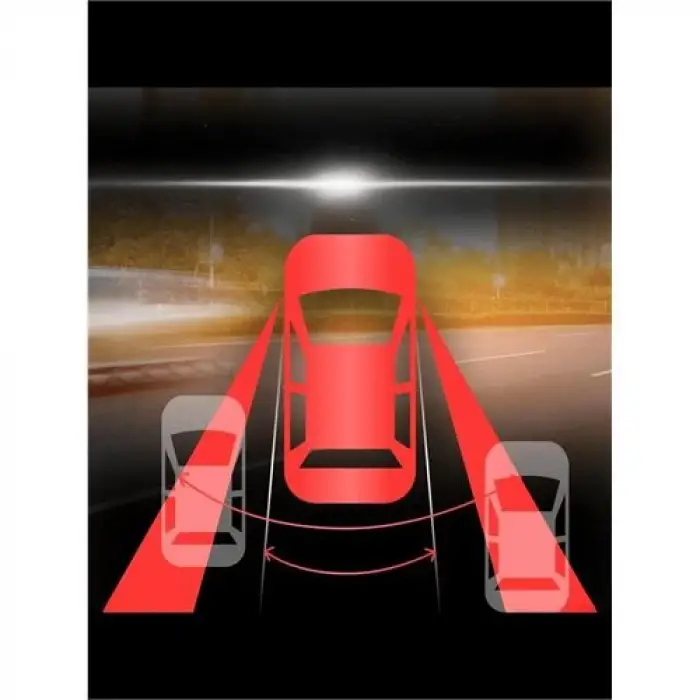 Ayna Üstü İlave Görüş Aynası  Dokunmatik