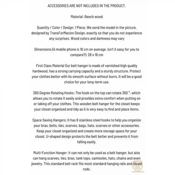 Dolap İçi Askı Sütyen Şal Kravat Kemer Çanta 720103