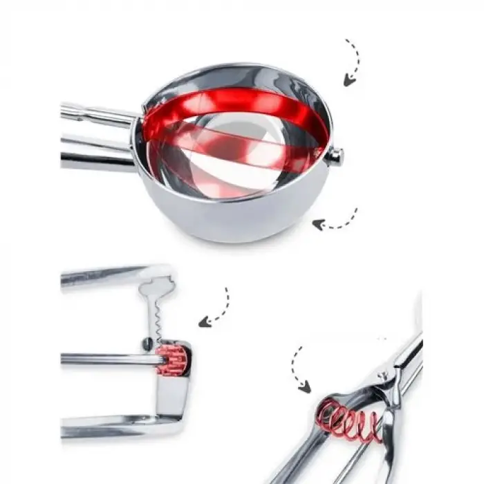 BX Dondurma Kaşığı Dondurma Porsiyo Kaşığı Kurabiye Köfte Helva Porsiyonlama