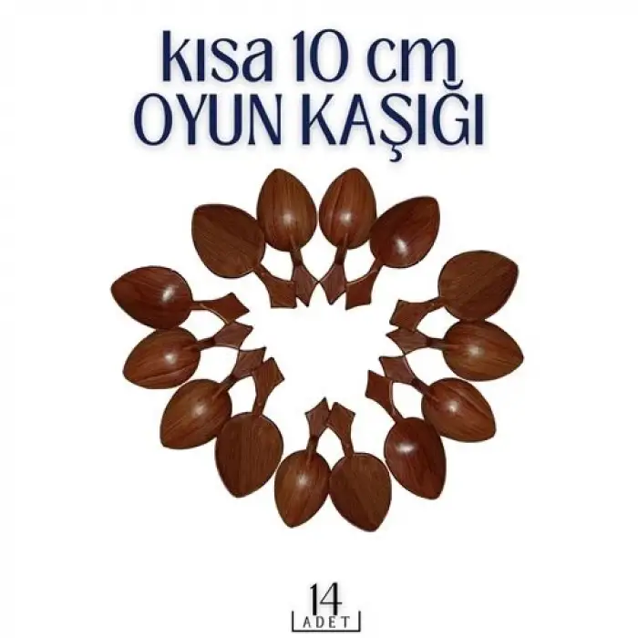 Kısa Oyun Kaşığı 14 ADET