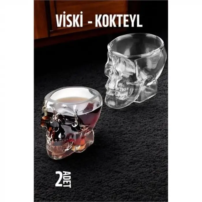 BX Kurukafa Viski ve Kokteyl Cam 2 ADET