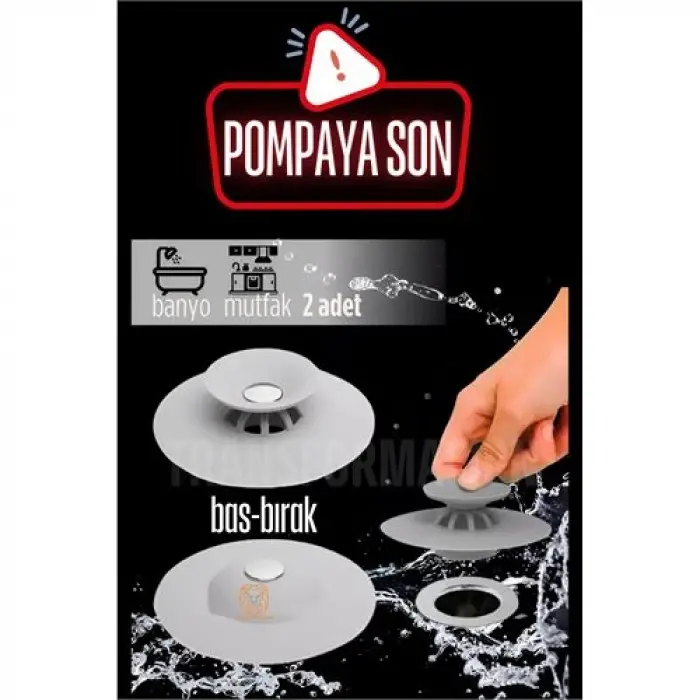 BX Lavabo Süzgeci Bas-Bırak 2 ADET