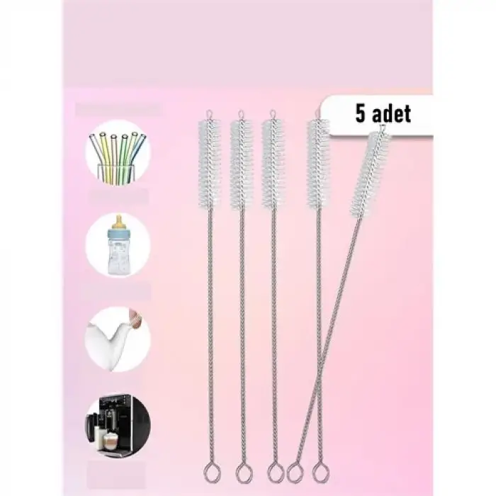 Mikro Fırça Klima Biberon Pipet Fırçası 5 Adet