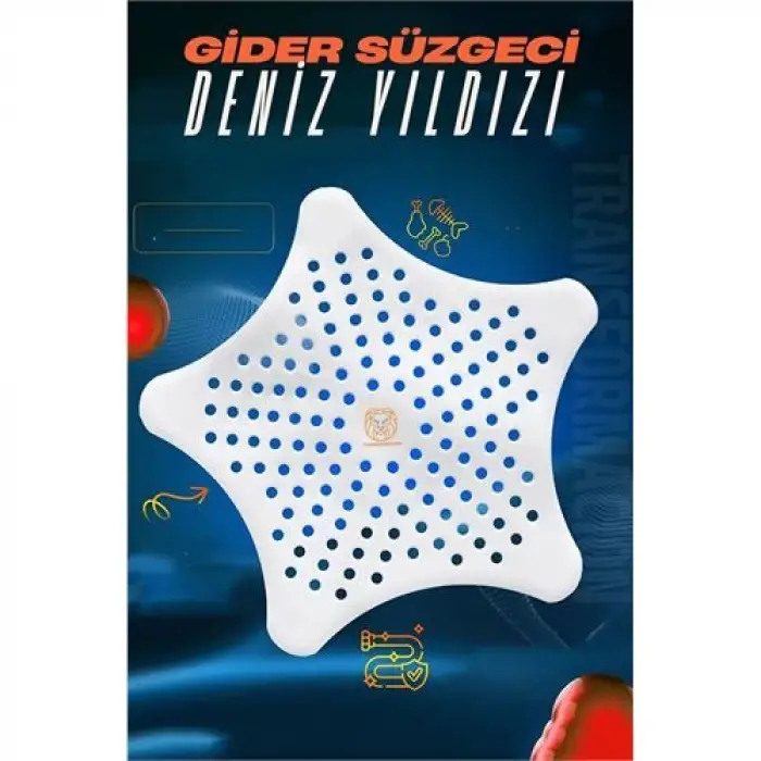 BX Vantuzlu Gider Süzgeci Lavabo Süzgeci Banyo Dış Süzgeci