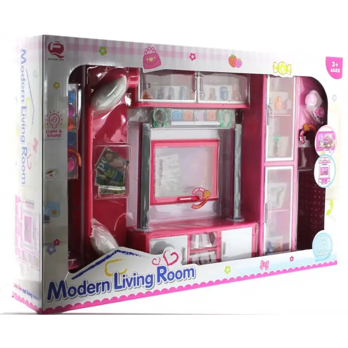 Modern Yaşam Oturma Odası Oyun Seti Sesli Ve Işıklı