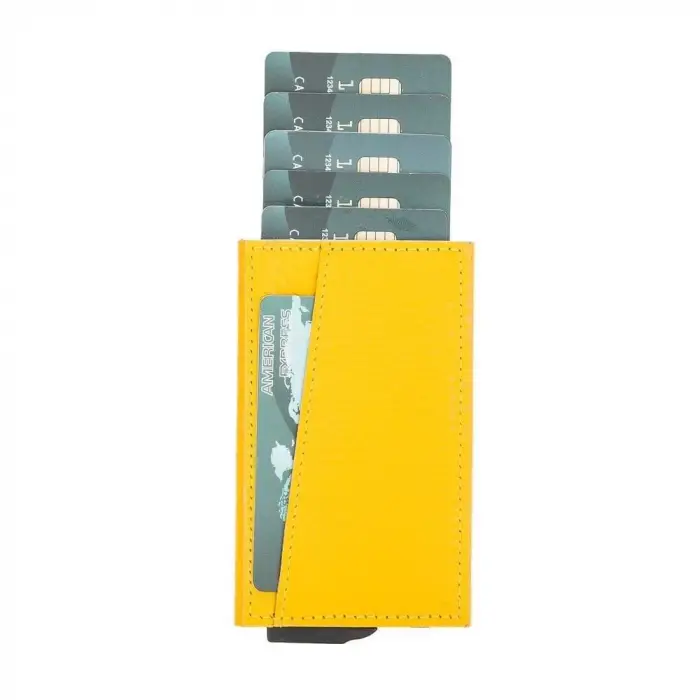 Mondello Magic Deri Kartlık FL12 Sarı