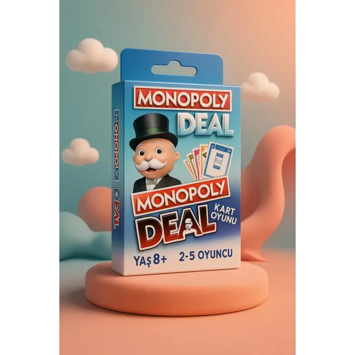 Monopoly Deal Kart Oyunu Aile ve Arkadaş Hızlı Oyun