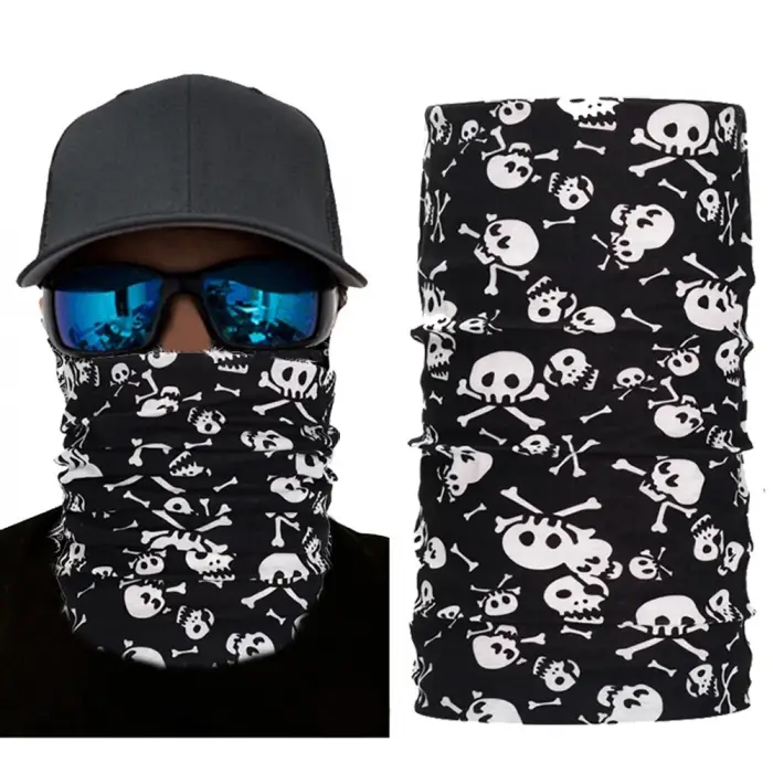 Motorcu Boyunluk Baf Buff Bandana 25x48 cm Model 1