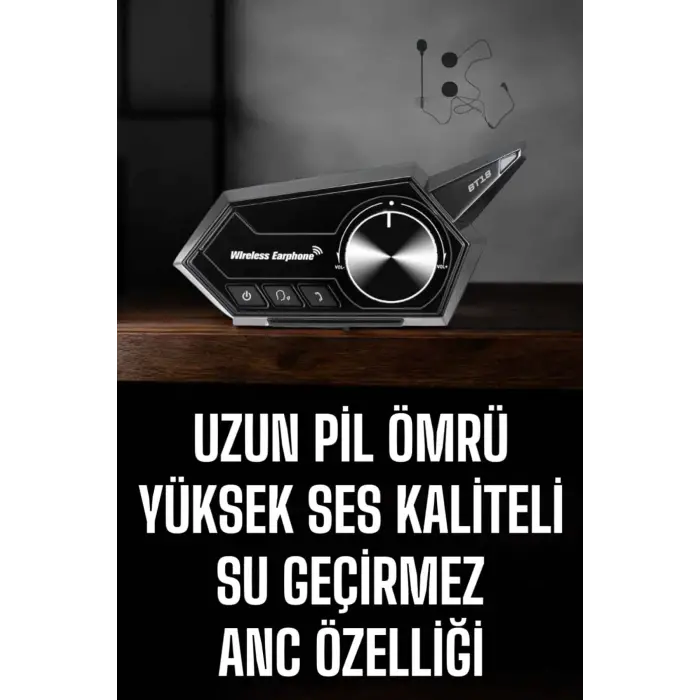 Motorcu Kulaklığı Kask Kulaklığı ANC Özelliği Sesli Görüşme Özelliği