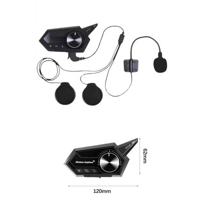 Motorcu Kulaklığı Kask Kulaklığı Çağrı Cevaplama ANC Özellikli