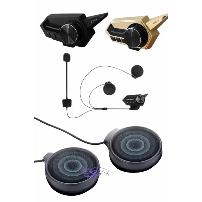 Motorcu Kulaklığı Kask Kulaklığı Çağrı Cevaplama ANC Özellikli